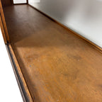 Large vintage oak shop display counter
