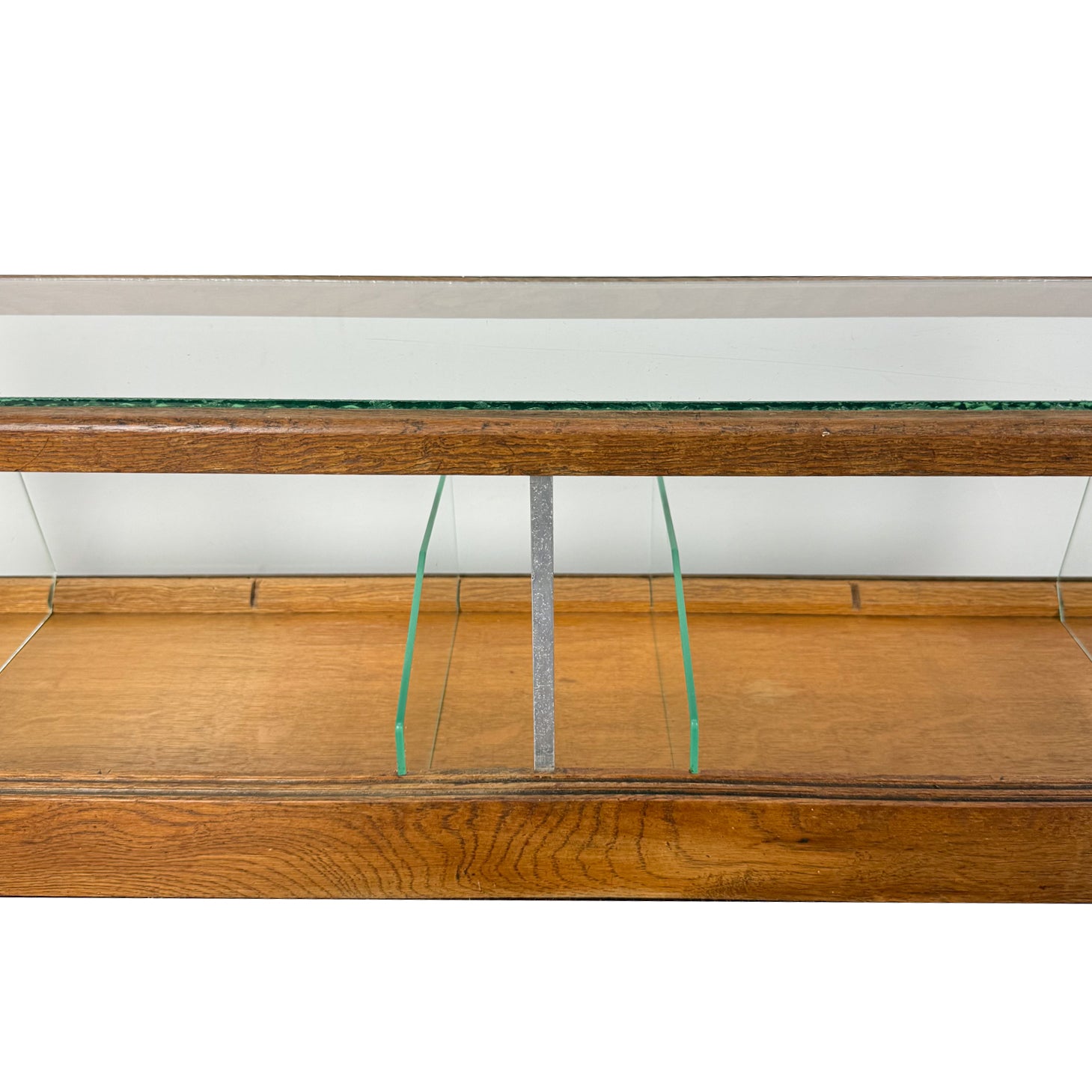 Antique Oak Shop Display Case by Thobol Groningen