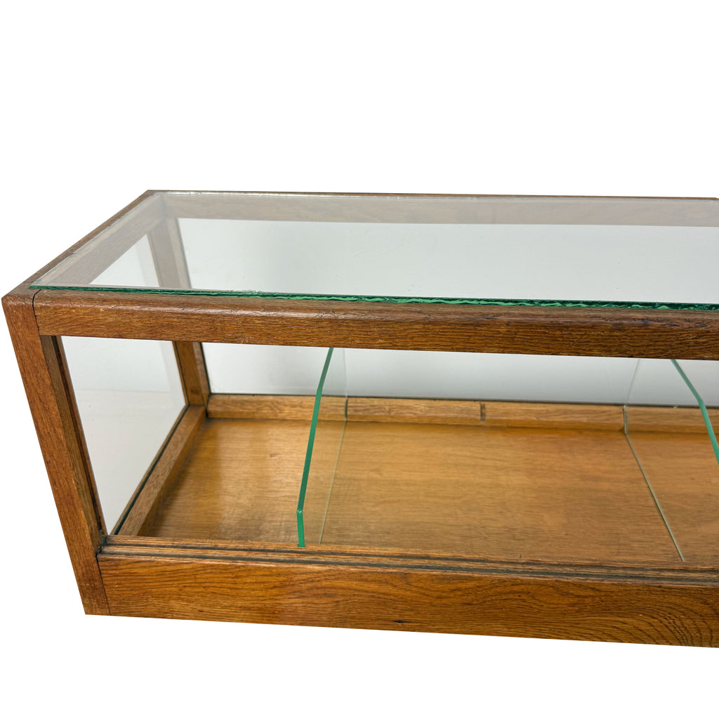 Antique Oak Shop Display Case by Thobol Groningen