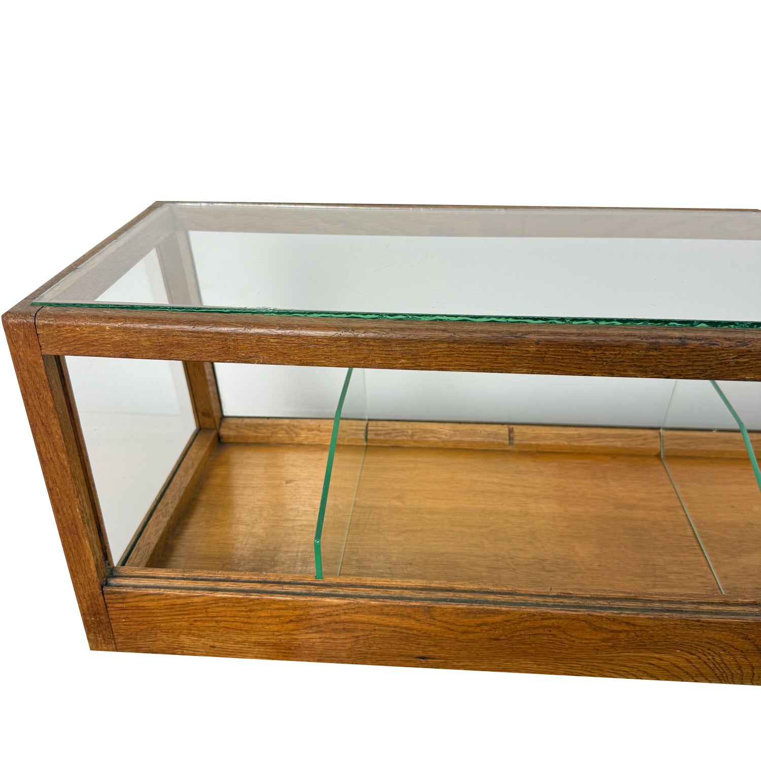 Antique Oak Shop Display Case by Thobol Groningen