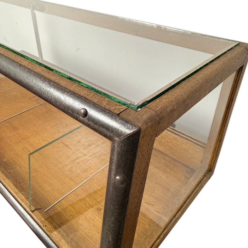 Antique Oak Shop Display Case by Thobol Groningen