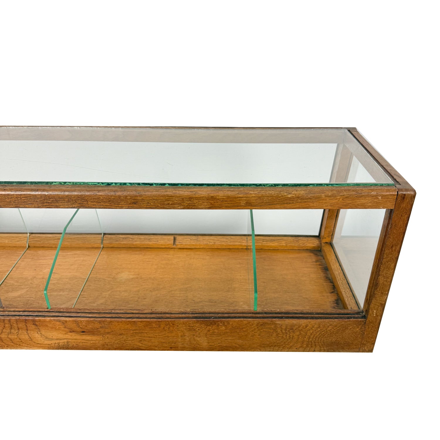 Antique Oak Shop Display Case by Thobol Groningen