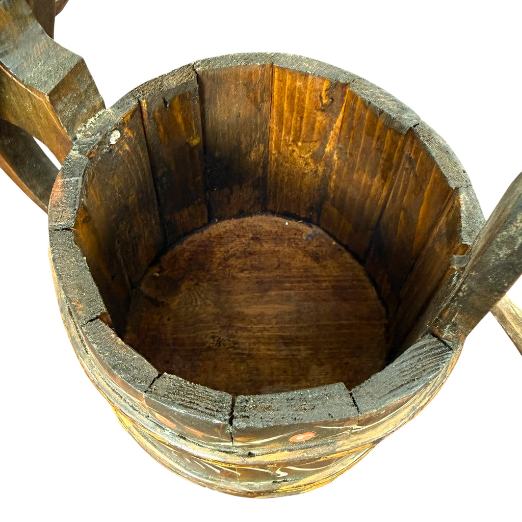 Zweeds Handbeschilderd Houten Bierpul