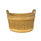 Vintage Scandinavische Gebogen Houten Deegschaal