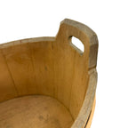 Vintage Scandinavische Gebogen Houten Deegschaal