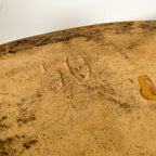 Large Antique French Yellow Glazed Terrine