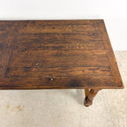 Antique Rustic Oak Farmhouse Dining Table