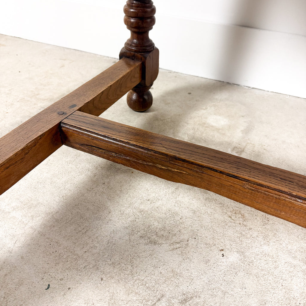 Antique Rustic Oak Farmhouse Dining Table