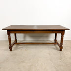Antique Rustic Oak Farmhouse Dining Table