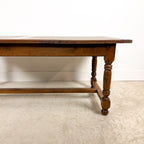 Antique Rustic Oak Farmhouse Dining Table