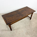 Antique Rustic Oak Farmhouse Dining Table
