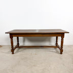 Antique Rustic Oak Farmhouse Dining Table