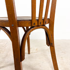Set van 5 vintage Franse bistrostoelen van Fischel