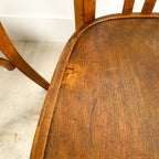 Set van 5 vintage Franse bistrostoelen van Fischel