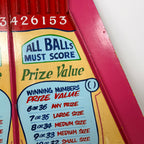 Vintage double Roll a ball carnival game board