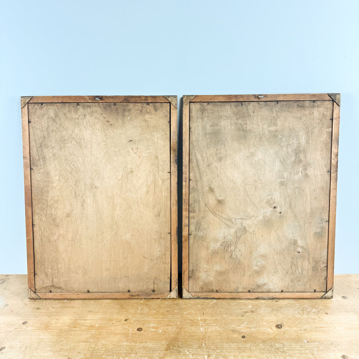Set van 2 vintage Duitse anatomische orthopedische voetposters