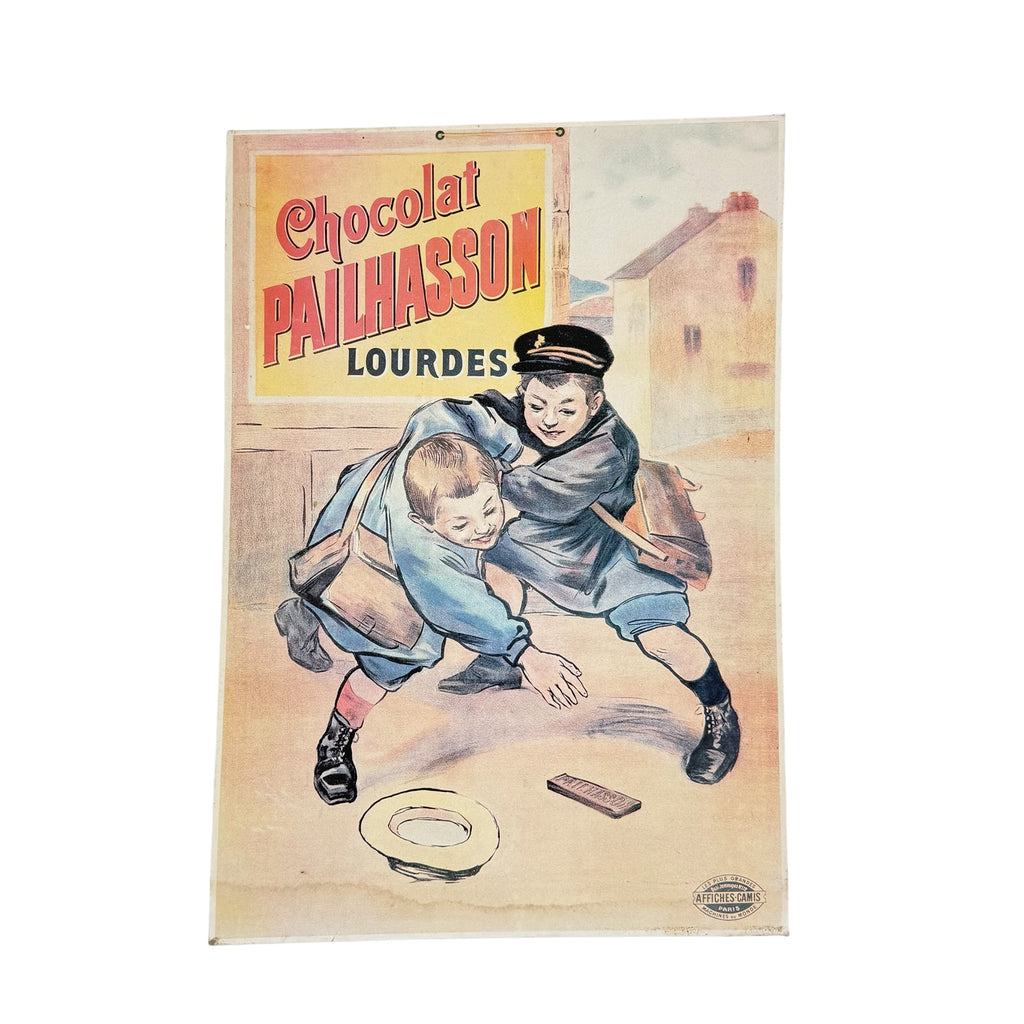 Vintage French Poster – Chocolat Pailhasson Lourdes