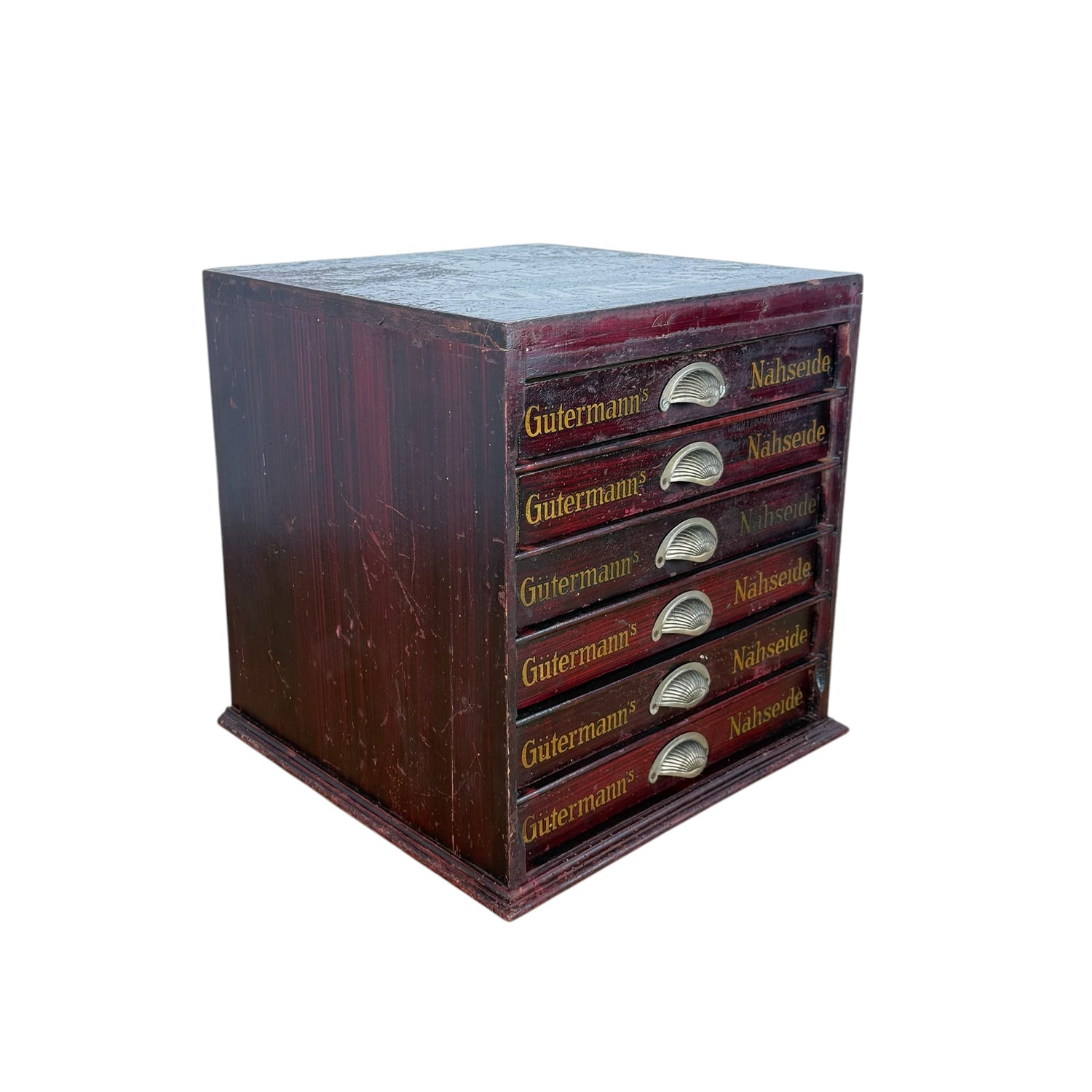 Antique Gütermann Thread Cabinet With Drawers