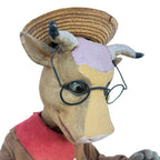 Vintage JAF Paris Automaton Figure with Moving Glass Eyes