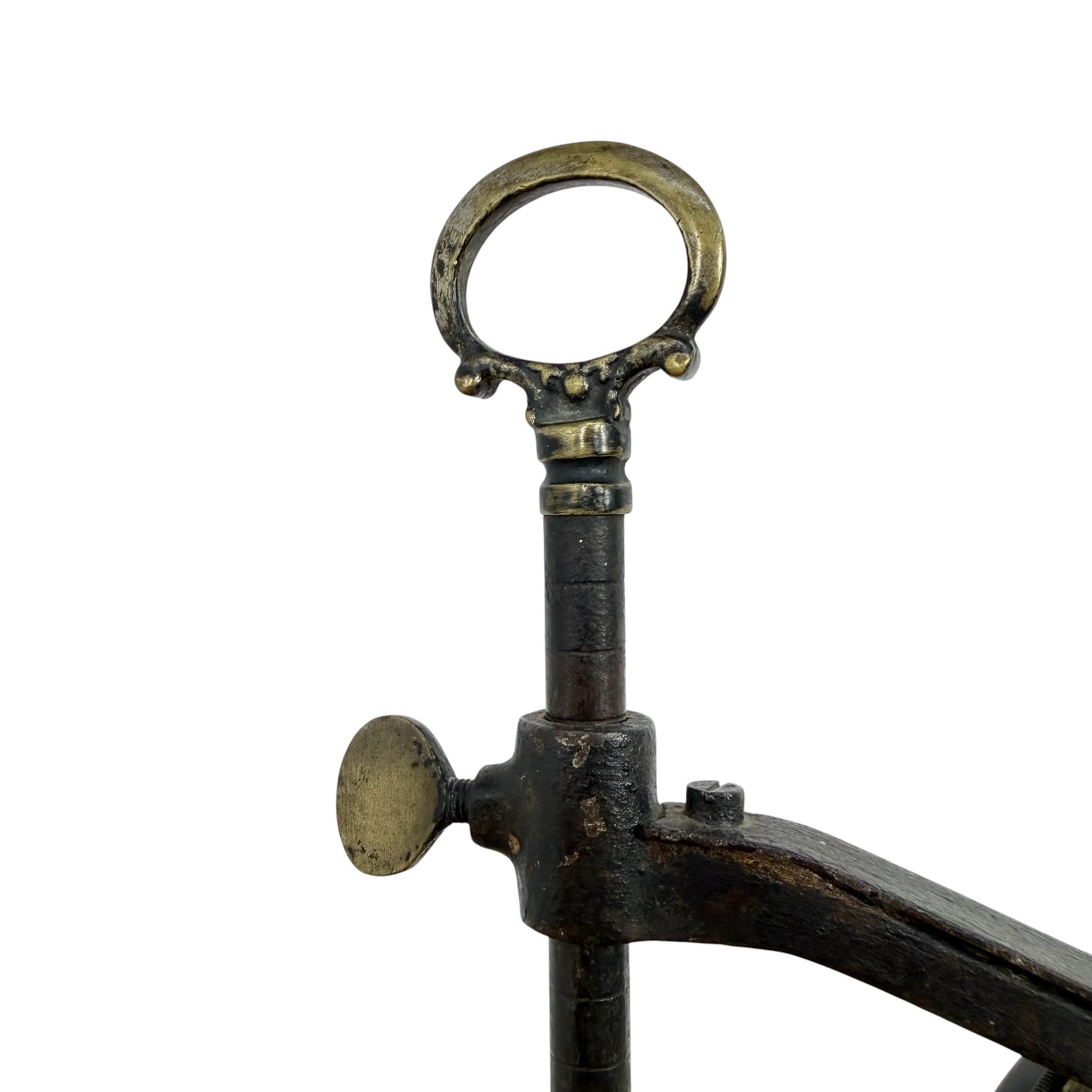 Antique Industrial Lens on Cast Iron Base Paris