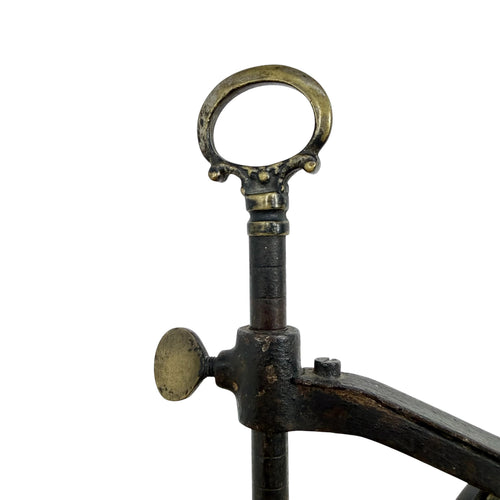 Antique Industrial Lens on Cast Iron Base Paris