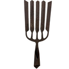 Set of 5 antique eel fishing spears wrought iron