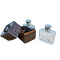 Antique Travel Perfume Bottles in Leather Case