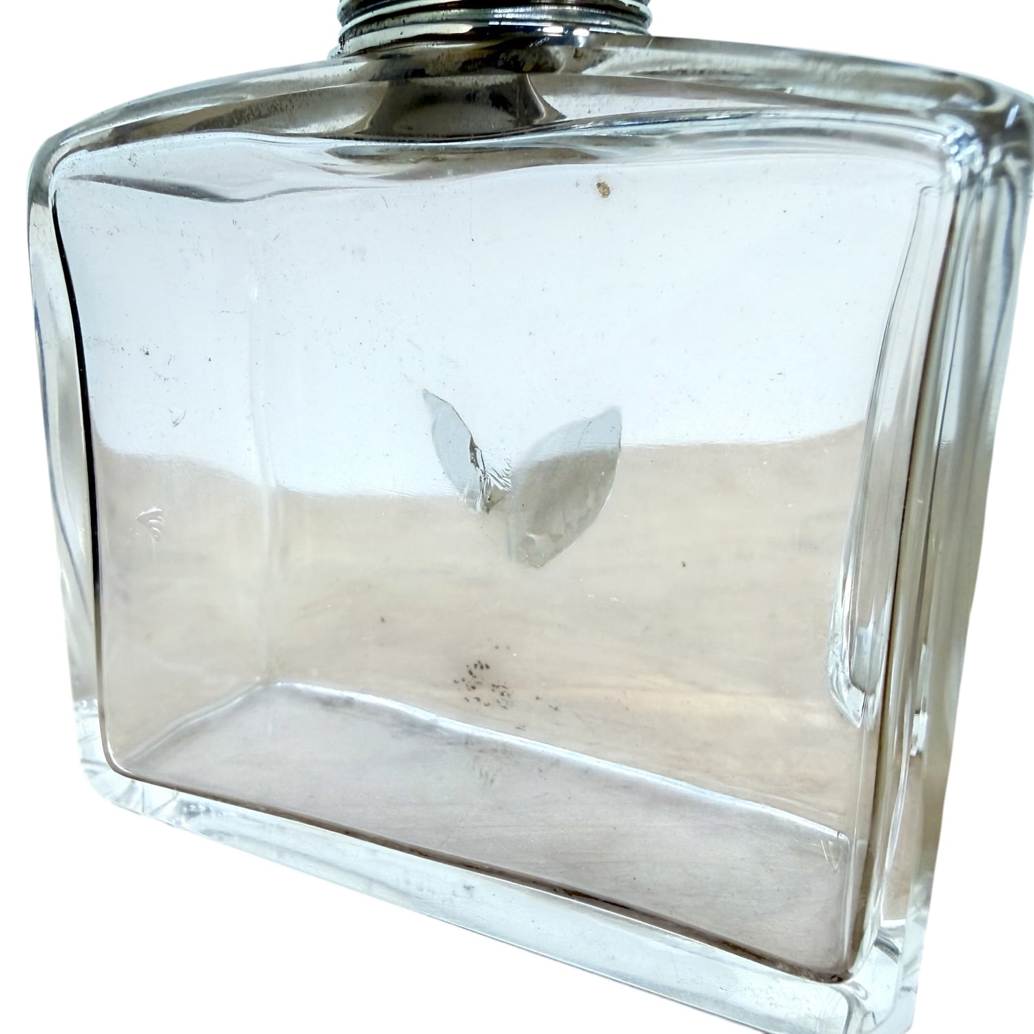 Antique Travel Perfume Bottles in Leather Case