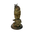 Vintage Uil Sculptuur door J. Juarez