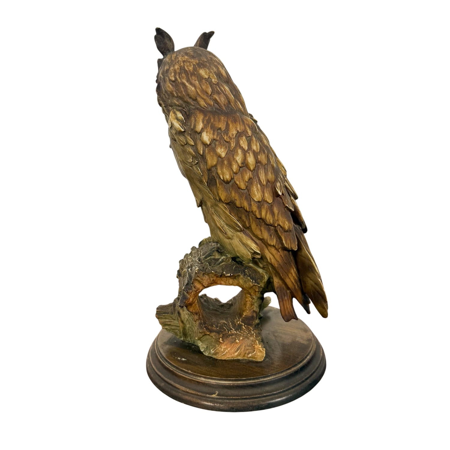 Vintage Uil Sculptuur door J. Juarez