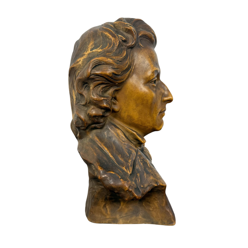 Vintage plaster Bust of Frédéric Chopin