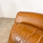 Set of 2 Vintage Cognac Leather Armchairs