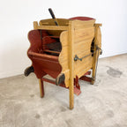 Antique Austrian Wooden Grain Winnowing Machine Alois Vogl