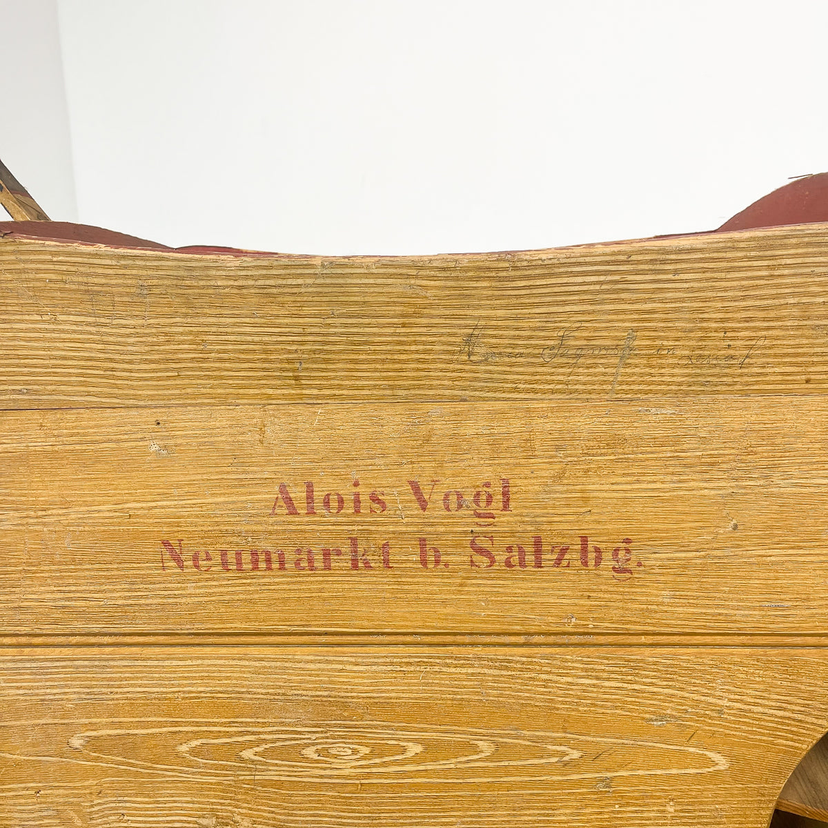 Antique Austrian Wooden Grain Winnowing Machine Alois Vogl