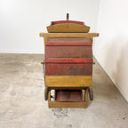 Antique Austrian Wooden Grain Winnowing Machine Alois Vogl