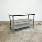 Industrial Metal Three Tier work Table