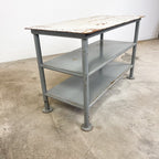 Industrial Metal Three Tier work Table