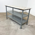 Industrial Metal Three Tier work Table