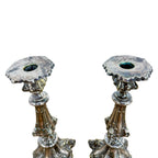 Pair of Art Nouveau Silver-Plated Candlesticks