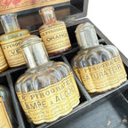 Antique Pyrography Paint Set in Wooden Case