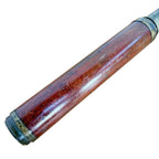 Antique Brass And Wood Telescope