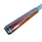 Antique Brass And Wood Telescope