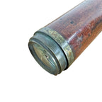 Antique Brass And Wood Telescope