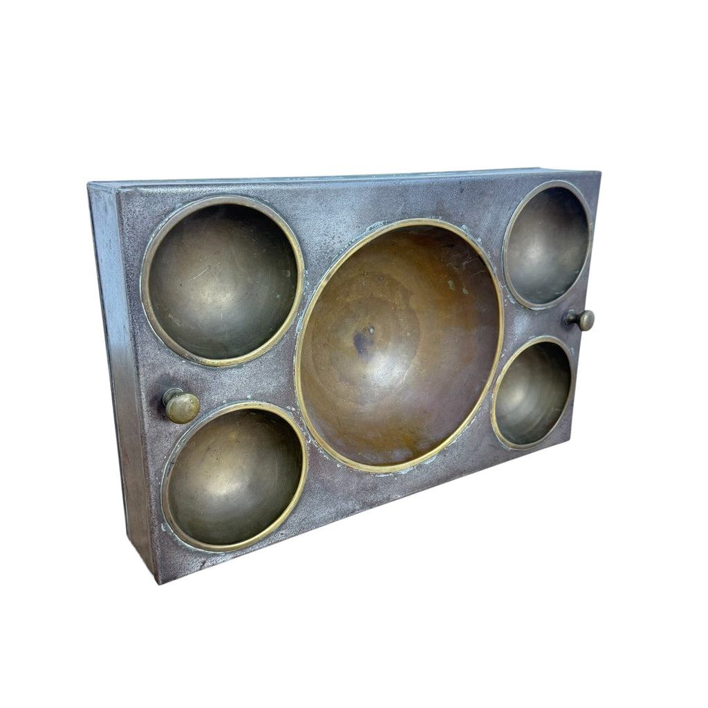 Vintage Brass Cash Tray Change Holder