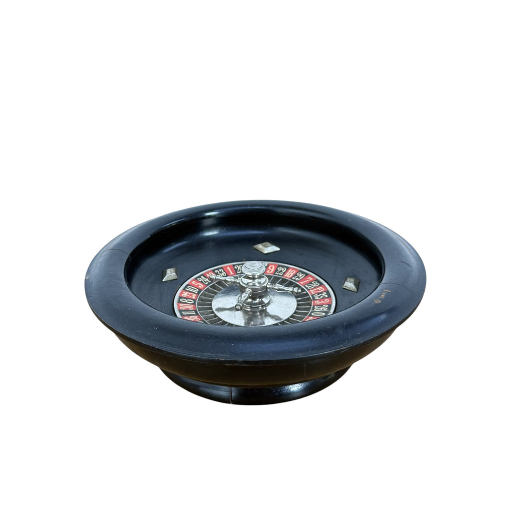 Vintage French Miniature Roulette Wheel