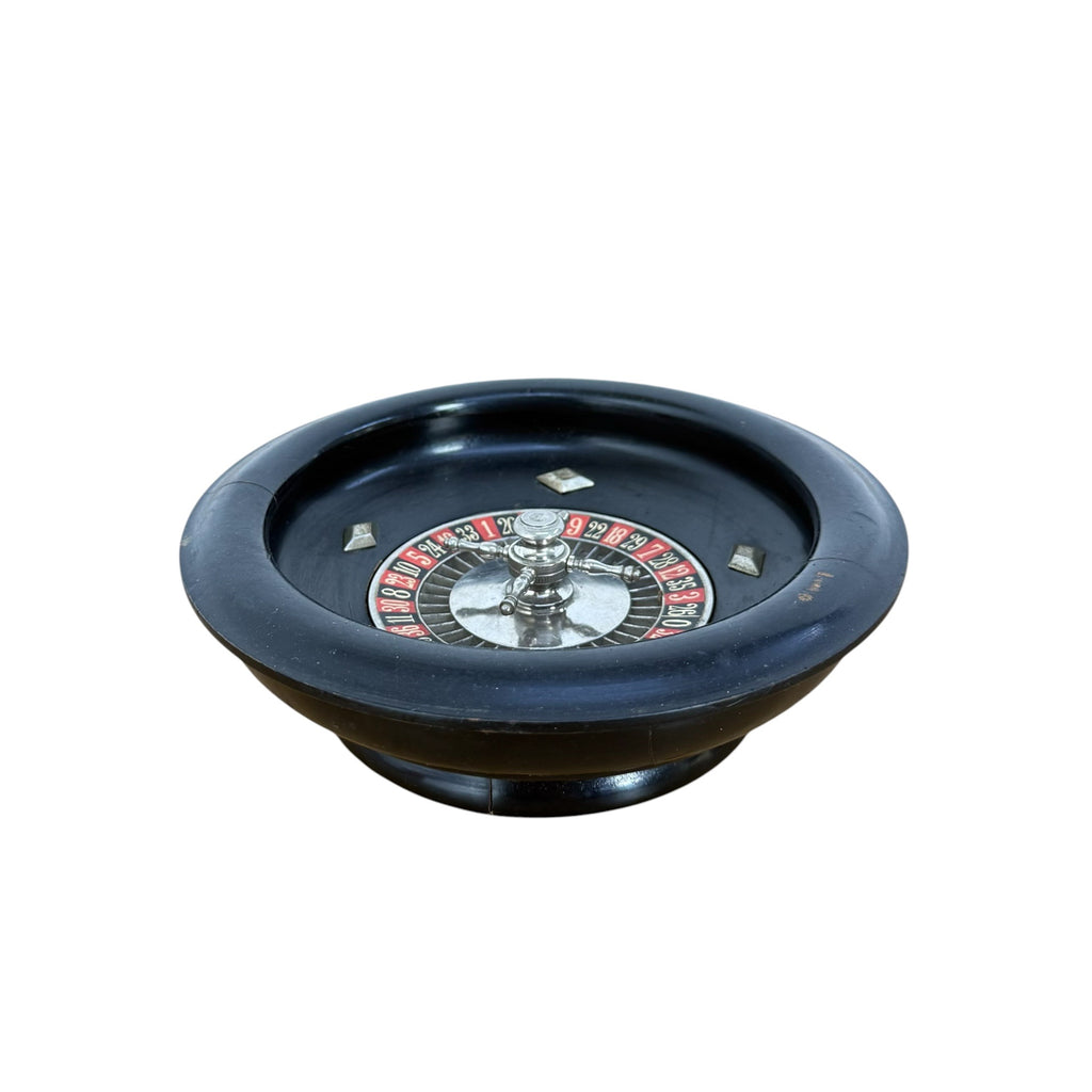 Vintage French Miniature Roulette Wheel