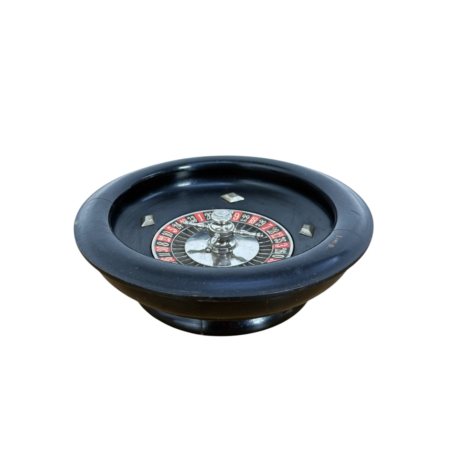 Vintage French Miniature Roulette Wheel